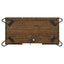 Writing Desk With 4 Hidden Storages - Brown