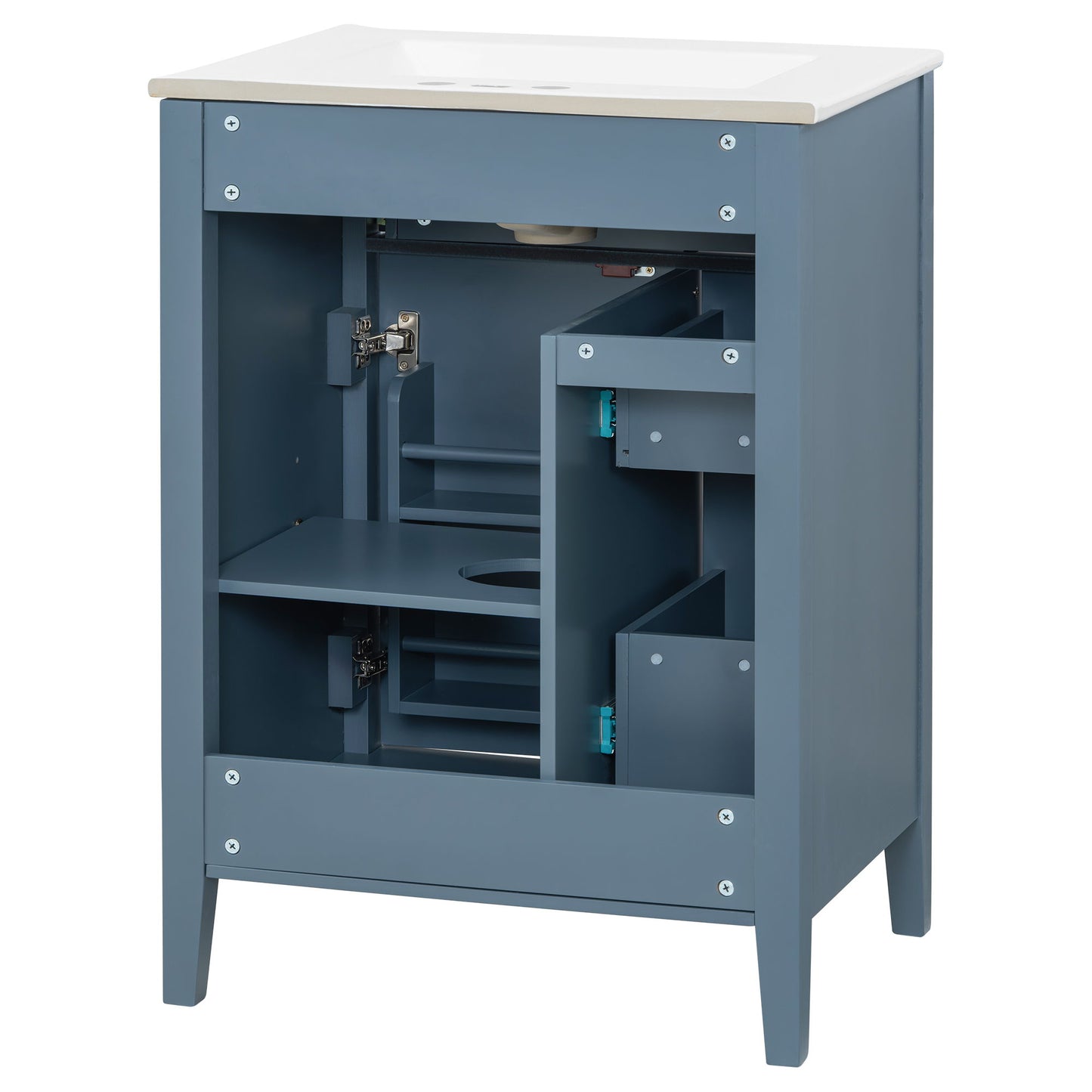 Bathroom Vanity With Sink, Soft Closing Cabinet