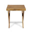 Passion - Outdoor Side Table With Cross Base And Slatted Top - Teak