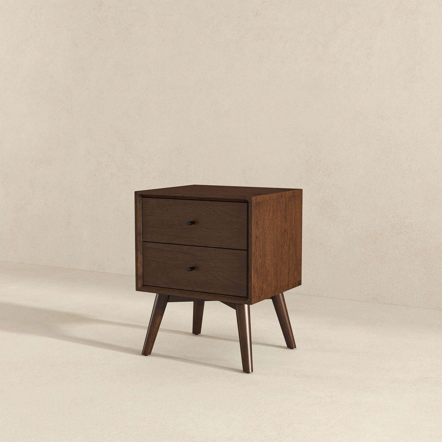 Caroline - Mid-Century Modern Style Night Stand 2 Drawer
