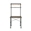Ensata - Rustic Writing Desk - Black / Oak
