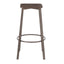 Clara - Industrial Square Barstool (Set of 2) - Espresso