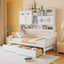 Daybed With All-In-One Cabinet And Shelf