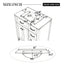 Bathroom Vanity With Sink, Freestanding Design, Soft Close Doors & Drawers - White