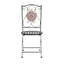 Lambert - Outdoor Chat Set - Black / Red