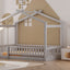 Bed House Bed Frame With Fence