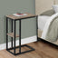 Accent Table, C - Shaped, Marble Look Contemporary & Modern Convenient Design