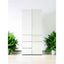Elise - Slim Modular Closet Cabinet With Drawers - White