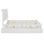 Storage Platform Bed, With 2 Big Drawers, Trundle, One Set Of Sockets & USB Ports