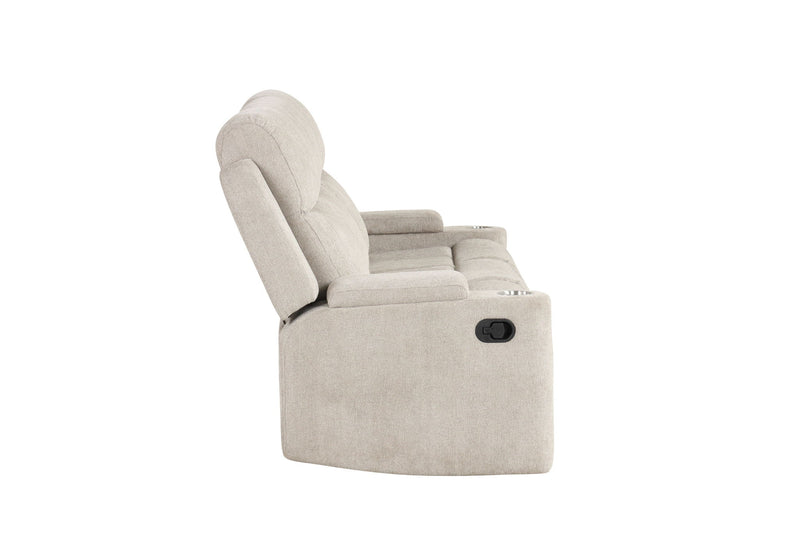 Galya - Sofá reclinable - Gris claro