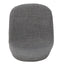 Modern Minimalist Fabric Dining Chair With Iron Legs