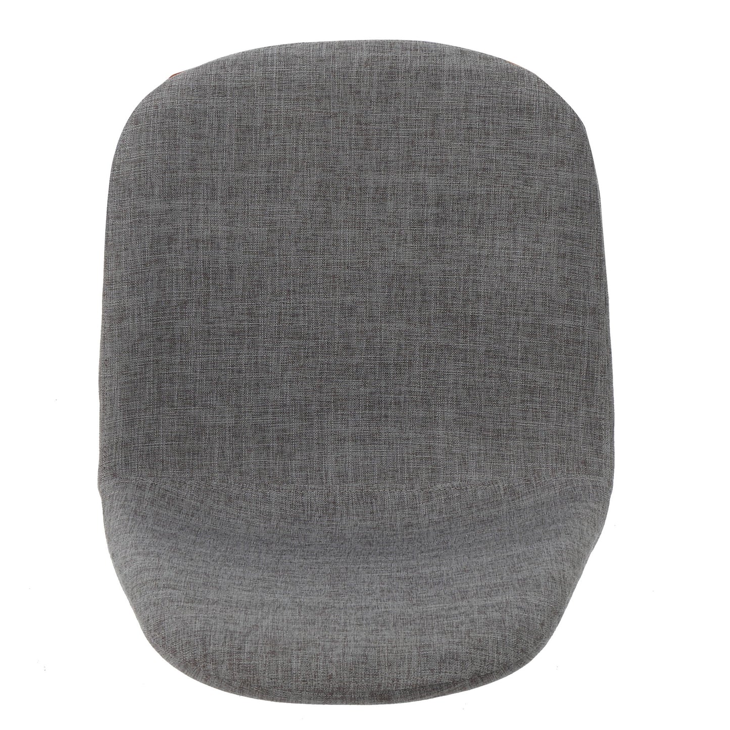 Modern Minimalist Fabric Dining Chair With Iron Legs
