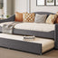 Design Upholstered Daybed With Light And Trundle