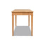 Dumont - Modern Farmhouse 1 Drawer Fluted Home Office Writing Desk - Natural Blonde