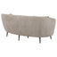 Saanich - Upholstered Curved With Plump Accent Pillows - Beige