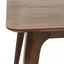 5 Piece Dining Set With 1 Table And 4 Upholstered Chairs - Brown / Walnut