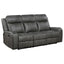 Forrest - 2 Piece Motion Reclining Sofa Set - Gray