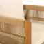 Outdoor Dining Set & Table And Rope Chairs