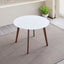 Dining Table - Brown / White