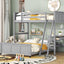 Full Over Full Bunk Bed With Desk