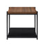 Linea - 3 Piece Occasional Set (1 Coffee & 2 End Tables) - Black / Brown