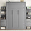 Murphy Wall Bed With LED Lights, Shelves And Drawers
