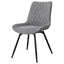 Tufted Swivel Dining Chairs (Set of 2) - Gray