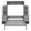 Murphy Wall Bed With LED Lights, Shelves And Drawers