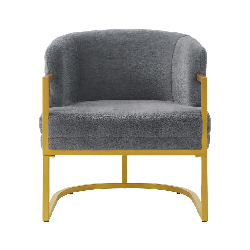 Upholstered Reading Accent Armchair For Living Room