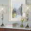 Ashland - Contemporary Table Lamp Square Clear Crystal (Set of 2) - Polished Nickel