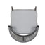 Outdoor 26" Counter Height Metal Frame Counter Stools With Scallop Shaped Backrest & Water Resistant Cushions