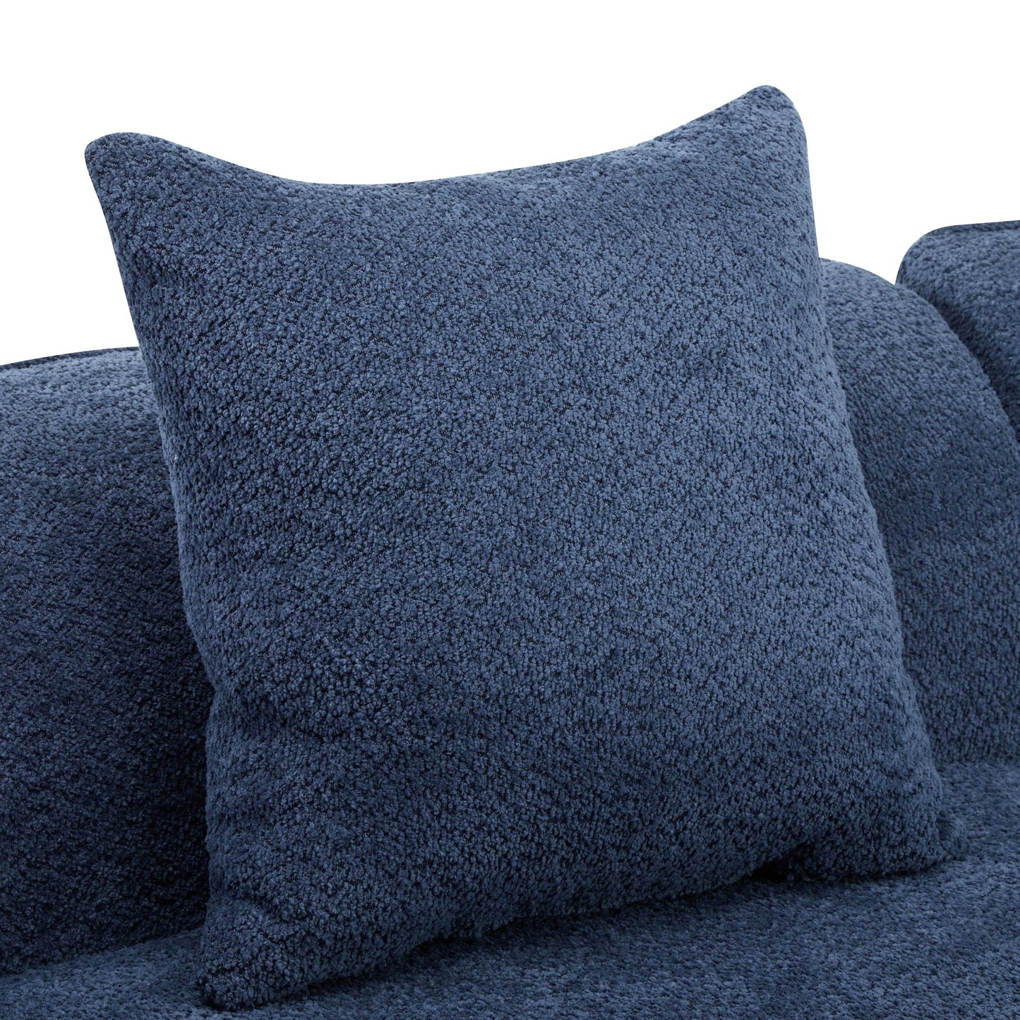 Elegant Curved Sectional Sofa With Full Foam Comfort