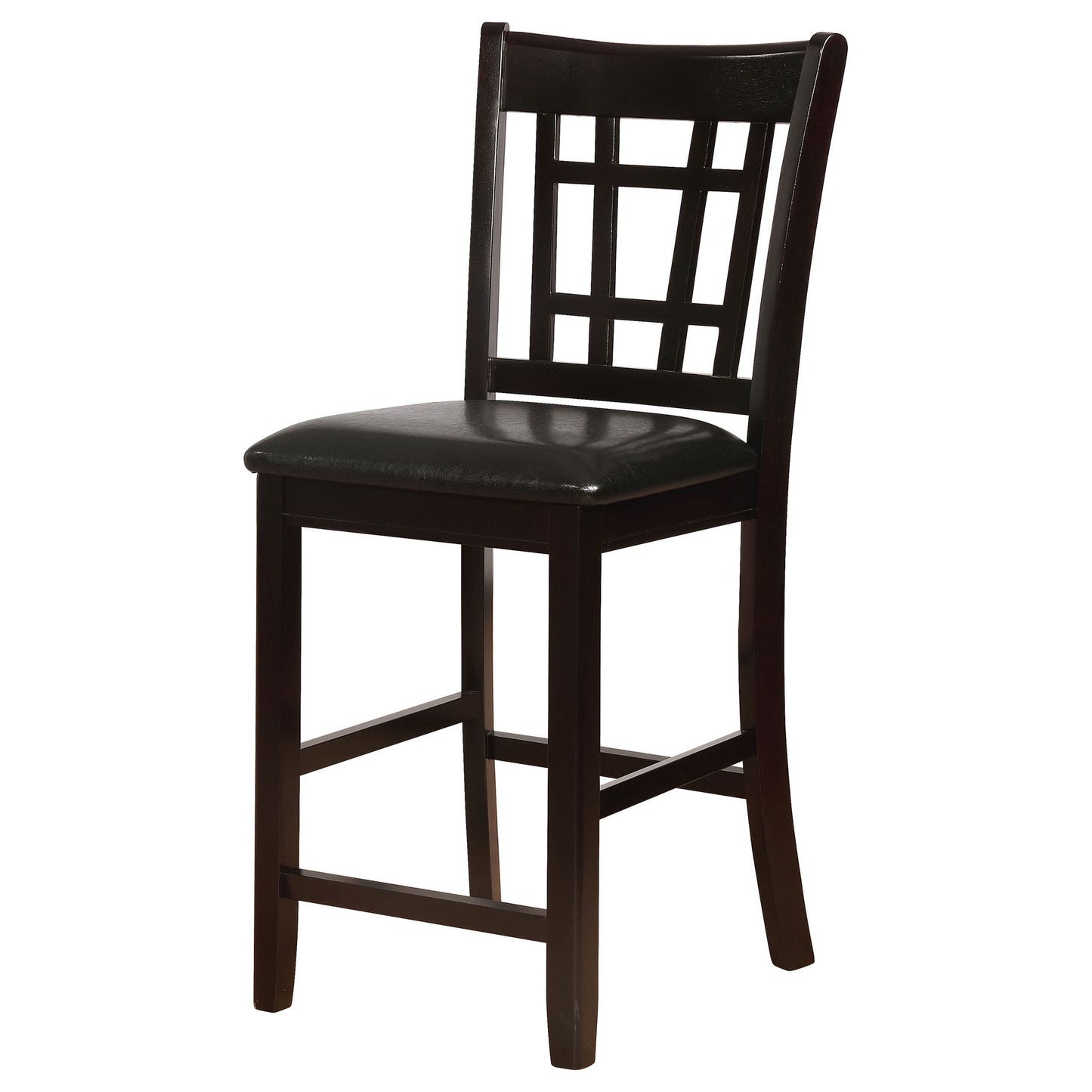 Lattice Back Counter Height Stools (Set of 2)