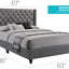 Nailhead Bed Transitional Vibrant