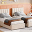 Upholstered Platform Bed With A Hydraulic Storage System