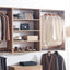Devi - Wall Mounted Wood Closet System With Modular Units