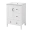 Retro Bathroom Vanity With Sink, Soft Closing Cabinet & Drawers