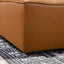 Selen - Corner Sectional Sofa With Ottoman - Cognac