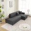 Jessica - Lamb Wool Sectional Sofa With Chaise