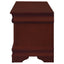 Chest With Curved Moldings And Bracket Feet - Brown