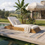 Chaise Lounge Set With 2 Fold Cushion