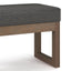 Milltown - Upholstered Ottoman Bench