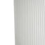 Handmade Side Table With Ribbed Design For Indoor And Outdoor Use - White