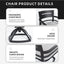 Modern Outdoor Patio Dining Set With Table And Chairs With Sunbrella Cushions