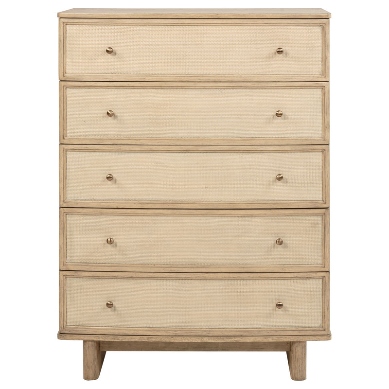 Kimpton - 5 Drawer Bedroom Chest - Beige