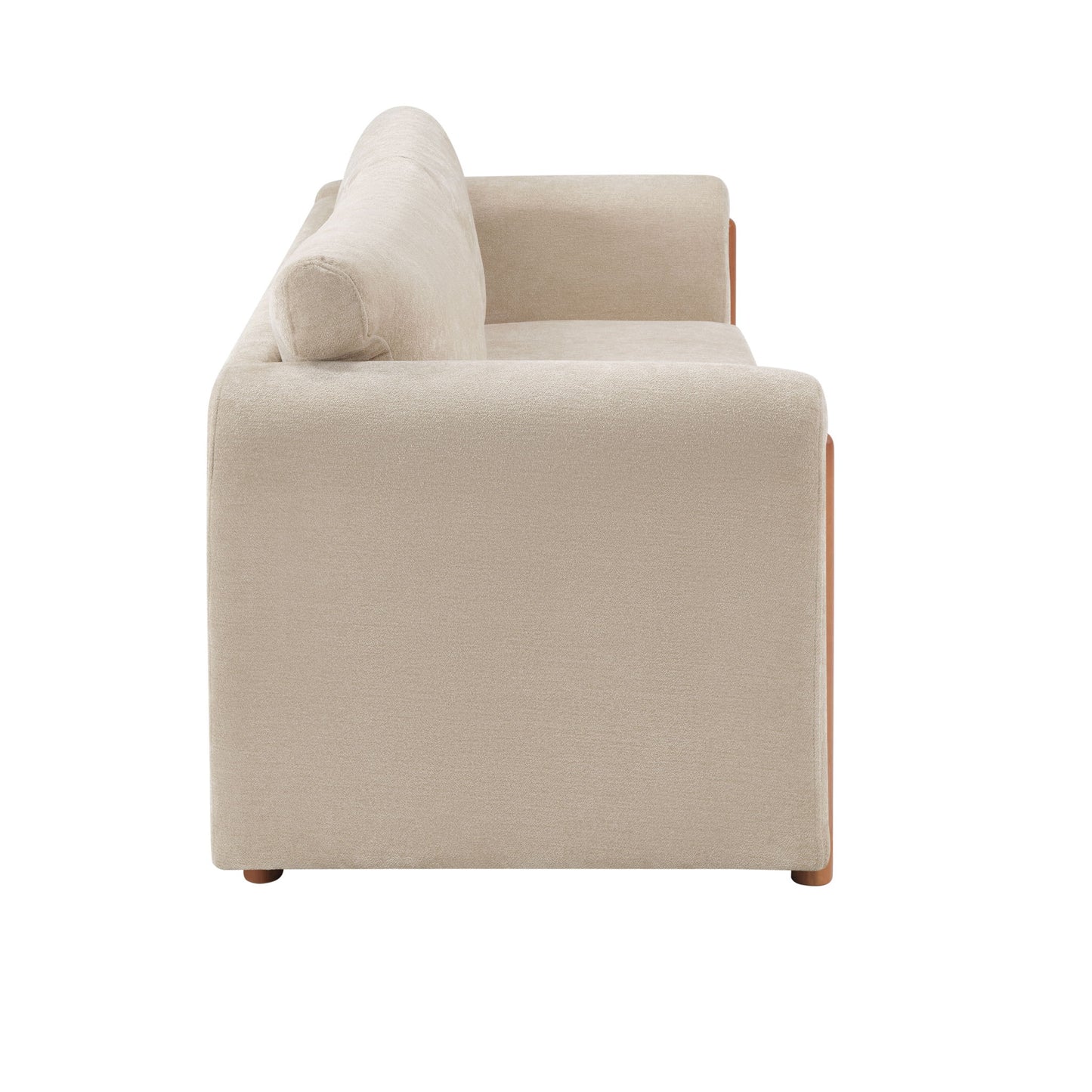 Modern 3 Seater Upholstered Couch Sofa For Living Room