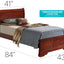 Upholstered Panel Sleigh Bed Design