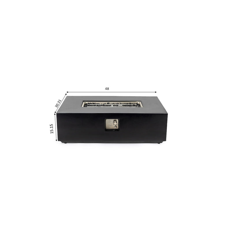 Mesa fogatero de propano/gas natural, 50,000 BTU - Carbón