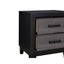Soluto - Nightstand - Gray / Black