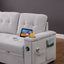 Ashlyn II - 84"W Woven Fabric Reversible Sleeper Sectional Sofa with Storage Chaise